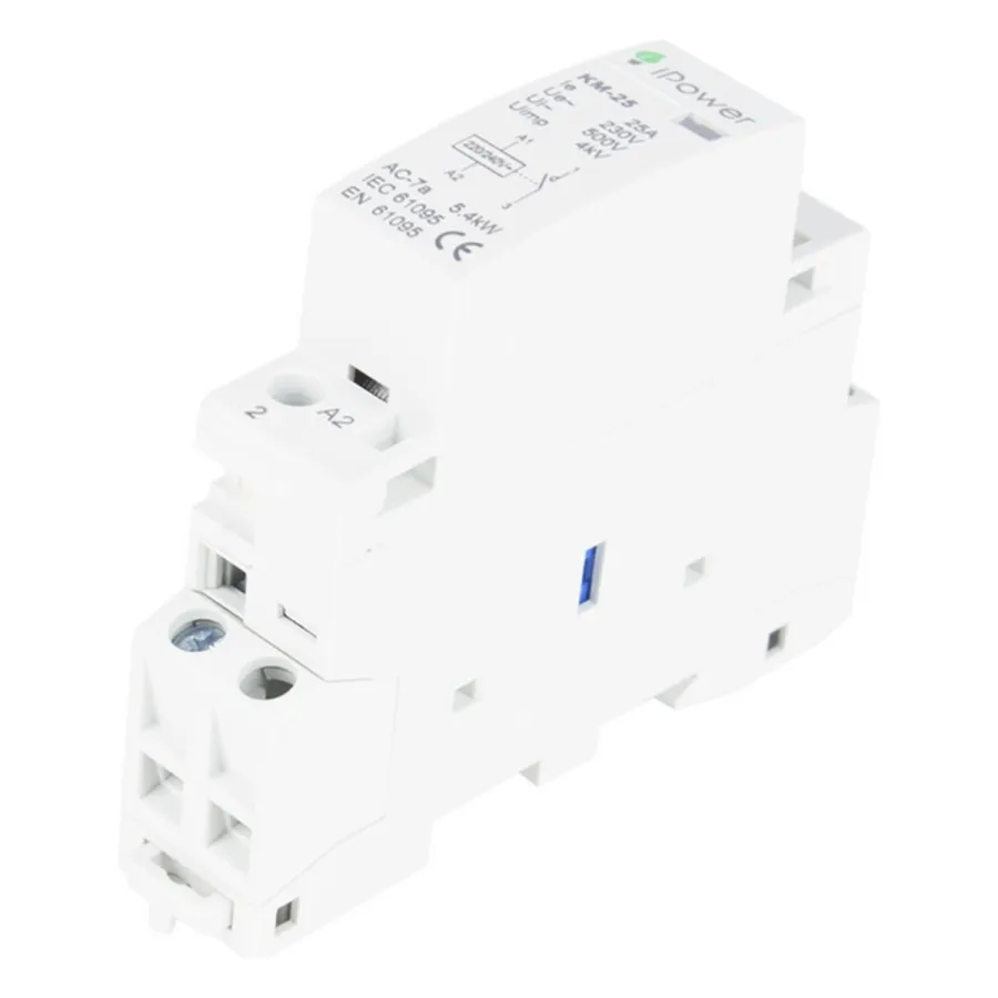 Контактор модульный iPower КМ-25 1Р 25А