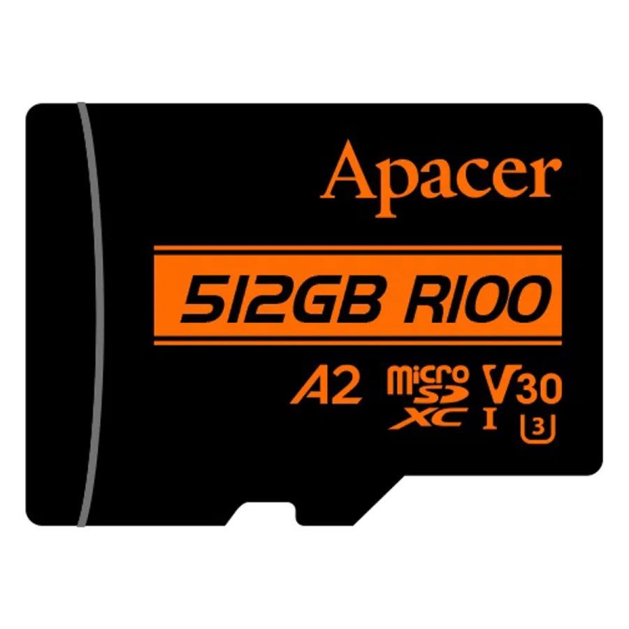 Карта памяти Apacer AP512GMCSX10U8-R 512GB с адаптером SD