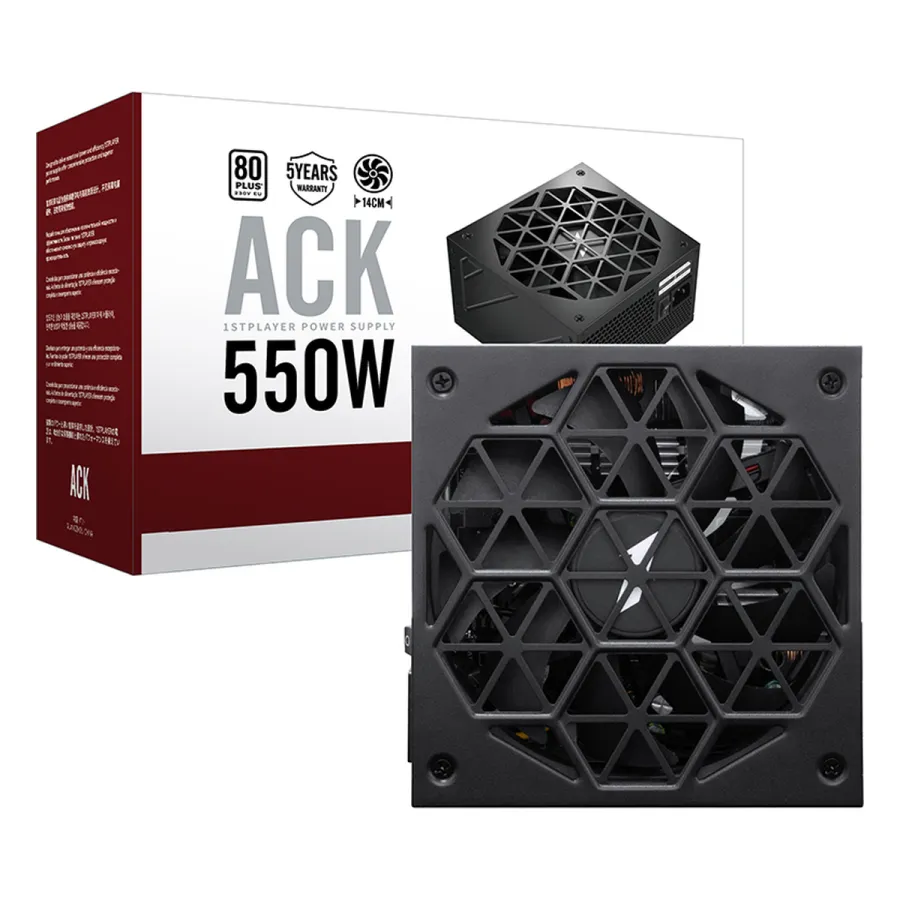 Блок питания 1STPLAYER HA 550W BK