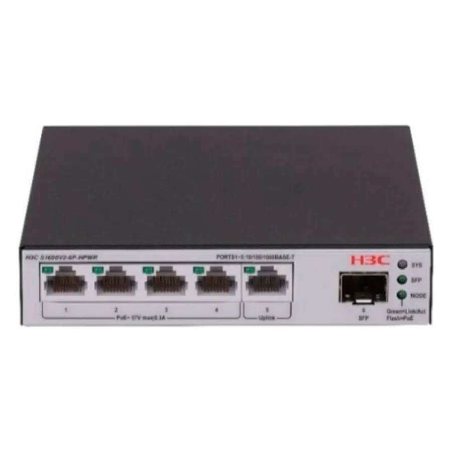 Коммутатор H3C LS-1600V2-6P-HPWR-GL