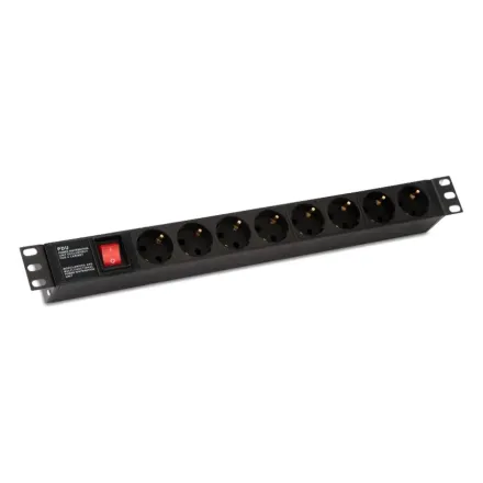 Finen PDU Розетки 8 разъемов Европейского (Немецкого) стандарта (1.5м кабеля)