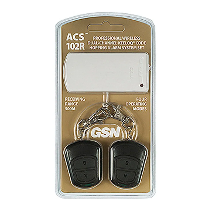 GSN ACS 102R — аспаптар мен орталық құрылғылар