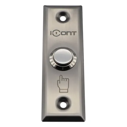 iButton-02 Кнопка выхода врезная из нержавеющей стали (NO контакты)