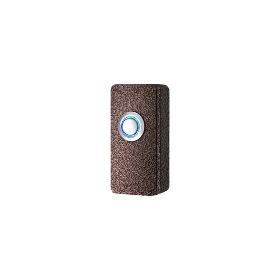 iButton OP021L-B Кнопка выхода металлическая накладная с подсветкой (NO COM)/ Корич.