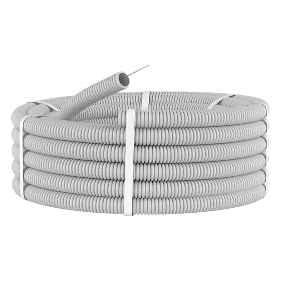 Гофра ПВХ СЕРАЯ ф16 EKT (100 м)