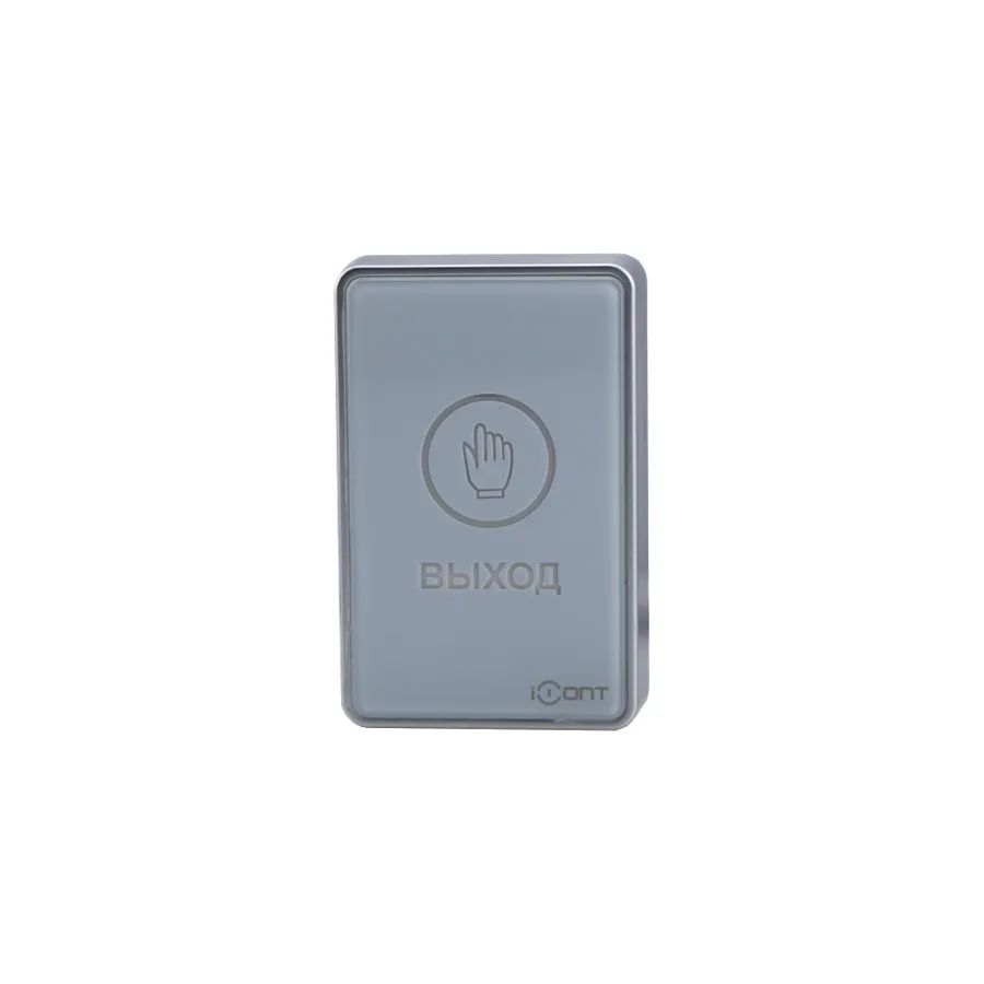 iButton-05 White Кнопка выхода накладная сенсорная из пластика с индикацией (NO/NC контакты)