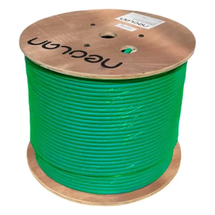 Кабель NEOLAN F/UTP indoor LSLTx нг(А) 4х2х23AWG cat6 CU green (0,57)
