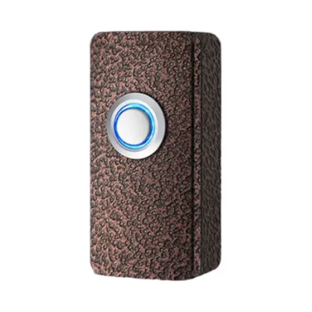 iButton OP021L-B Кнопка выхода металлическая накладная с подсветкой (NO COM)/ Корич.
