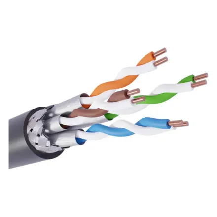 Кабель NEOLAN S/FTP outdoor PE 4x2x23AWG cat 6a CU (0,57)