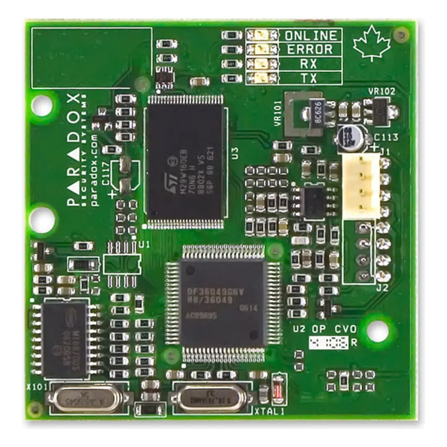Paradox VDMP3RU — аспаптар мен орталық құрылғылар