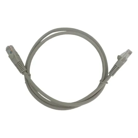 Патчкорд U/UTP-LSZH-Cat.5e-RJ-45-1m серый