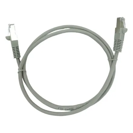 Патчкорд F/UTP-LSZH-Cat.5e-RJ-45-1m серый