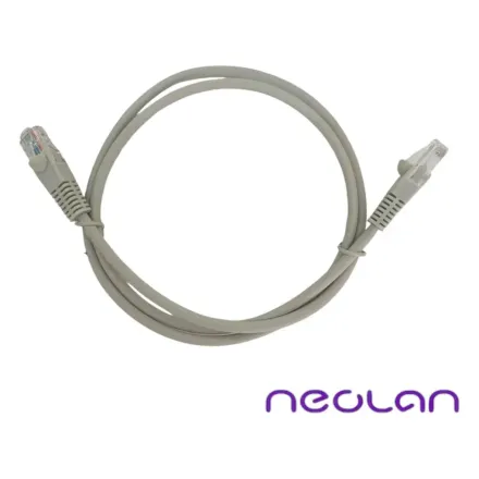 Патчкорд Neolan U/UTP-LSZH-Cat.5e-RJ-45-1m серый