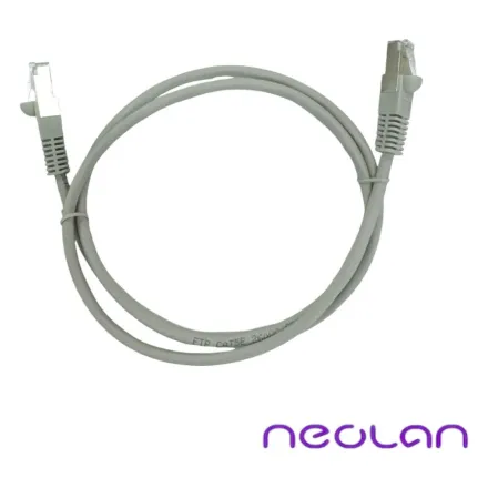 Патчкорд Neolan F/UTP-LSZH-Cat.5e-RJ-45-1m серый