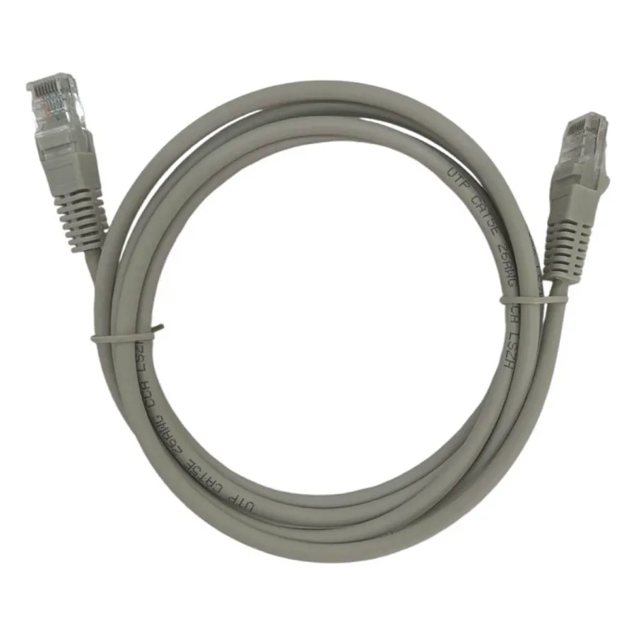 Патчкорд U/UTP-LSZH-Cat.5e-RJ-45-2m серый