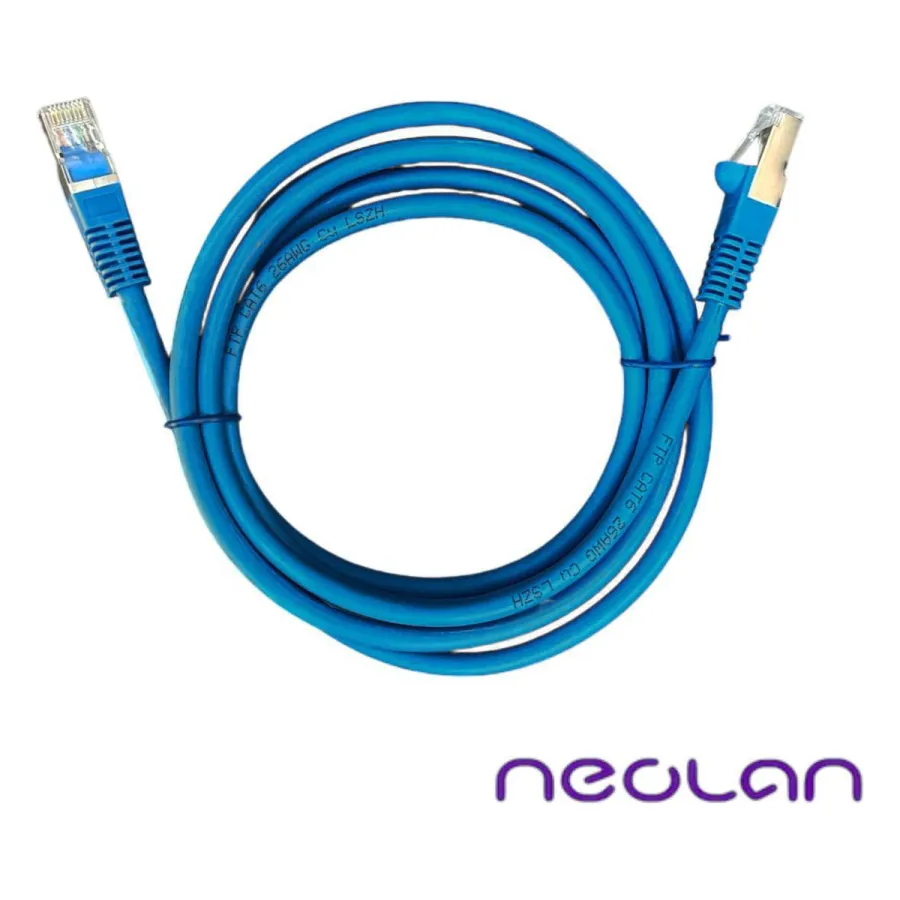 Патчкорд Neolan F/UTP-LSZH-Cat.6-RJ-45-2m синий