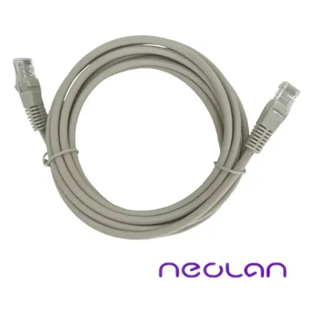 Патчкорд Neolan U/UTP-LSZH-Cat.5e-RJ-45-3m серый