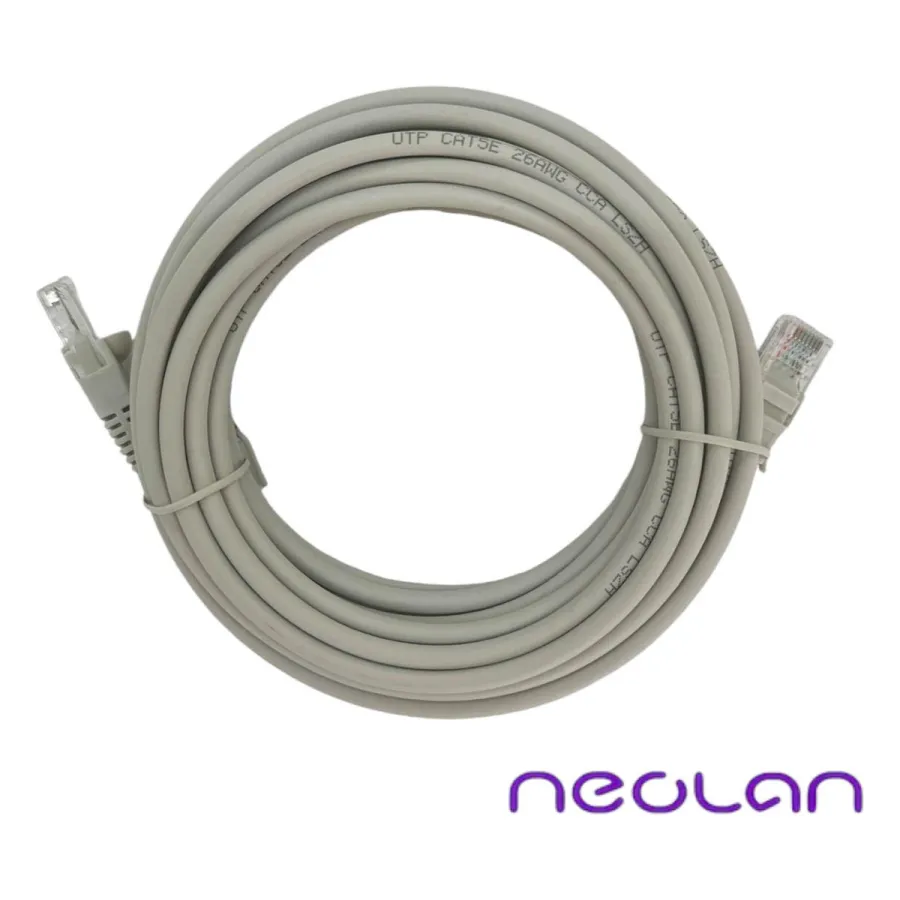 Патчкорд Neolan U/UTP-LSZH-Cat.5e-RJ-45-5m серый