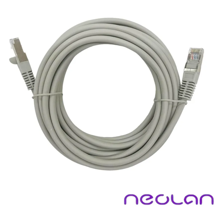 Патчкорд Neolan F/UTP-LSZH-Cat.5e-RJ-45-5m серый