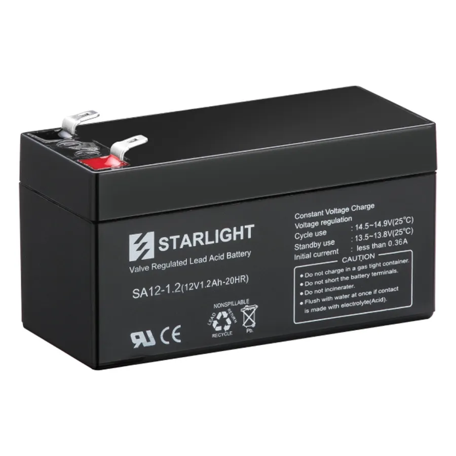 Starlight, 1,2 Ач — аккумуляторлар