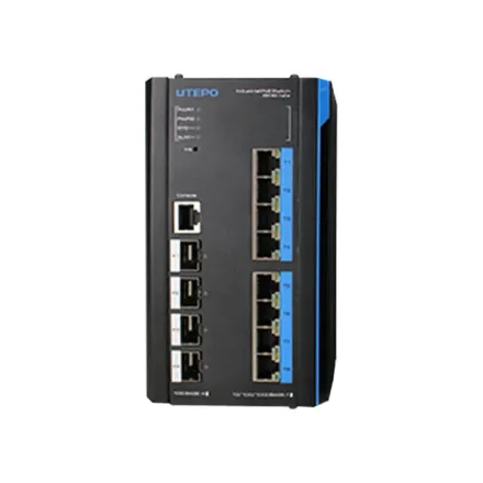 UTEPO UTP7608GE-POE-IE Промышленный 8-портовый управляемый L3 коммутатор PoE