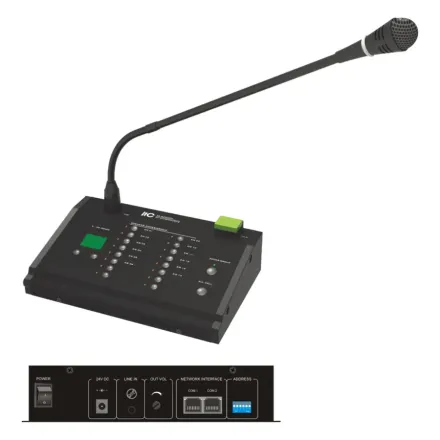 ITC VA-6200RM Аварийная микрофонная консоль на 16 зон с возможностью каскадирования