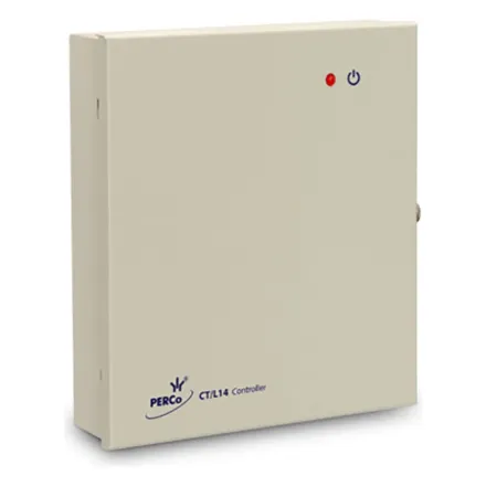 PERCo-CT/L14.1 Универсальный контроллер замка/турникета на 8 считывателей, Ethernet