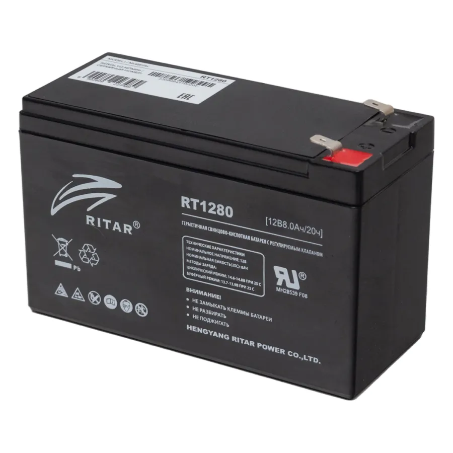 Аккумуляторная батарея Ritar RT1280 12В 8 Ач