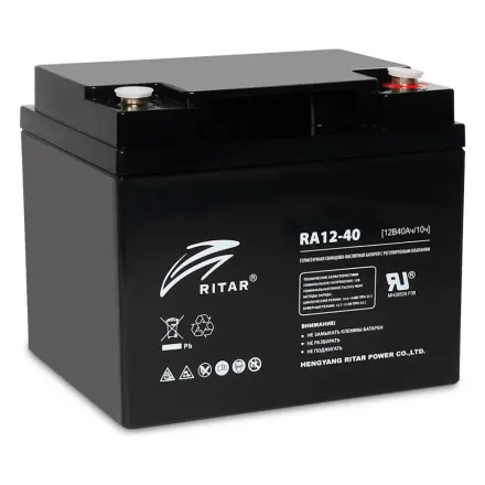 Аккумуляторная батарея Ritar RA12-40 12В 40 Ач