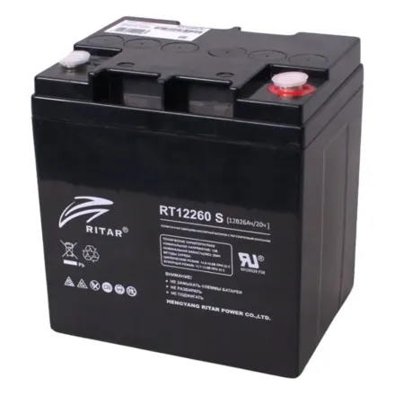 Аккумуляторная батарея Ritar RT12260 S 12В 26 Ач