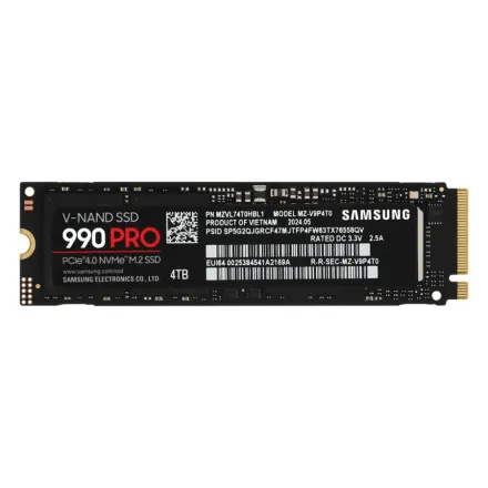 Твердотельный накопитель SSD Samsung 990 PRO 4TB M.2