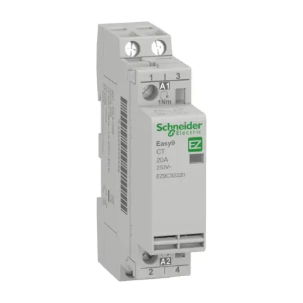 Контактор модульный SE EZ9C32220 20A 2НО 230/250В АС 50ГЦ