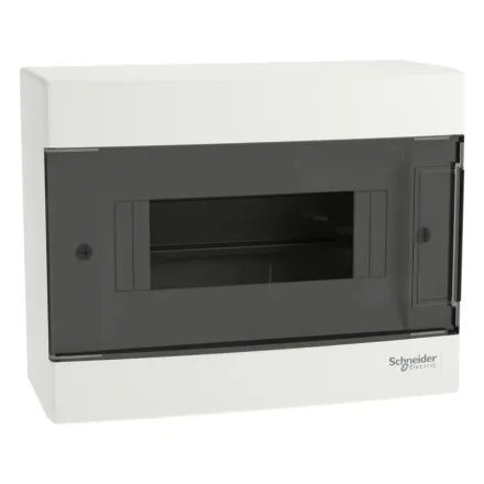 Щит навесной SE EZ9EUC108 8 модулей дымчатая дверь