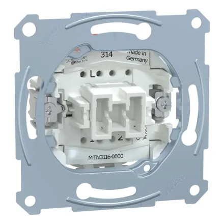 Переключатель мех-м MERTEN MTN3116-0000 D-Life 1 клавишный