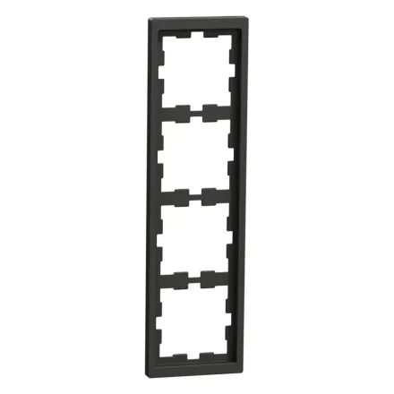 Рамка MERTEN MTN4040-6534 D-Life 4 постовая антрацит