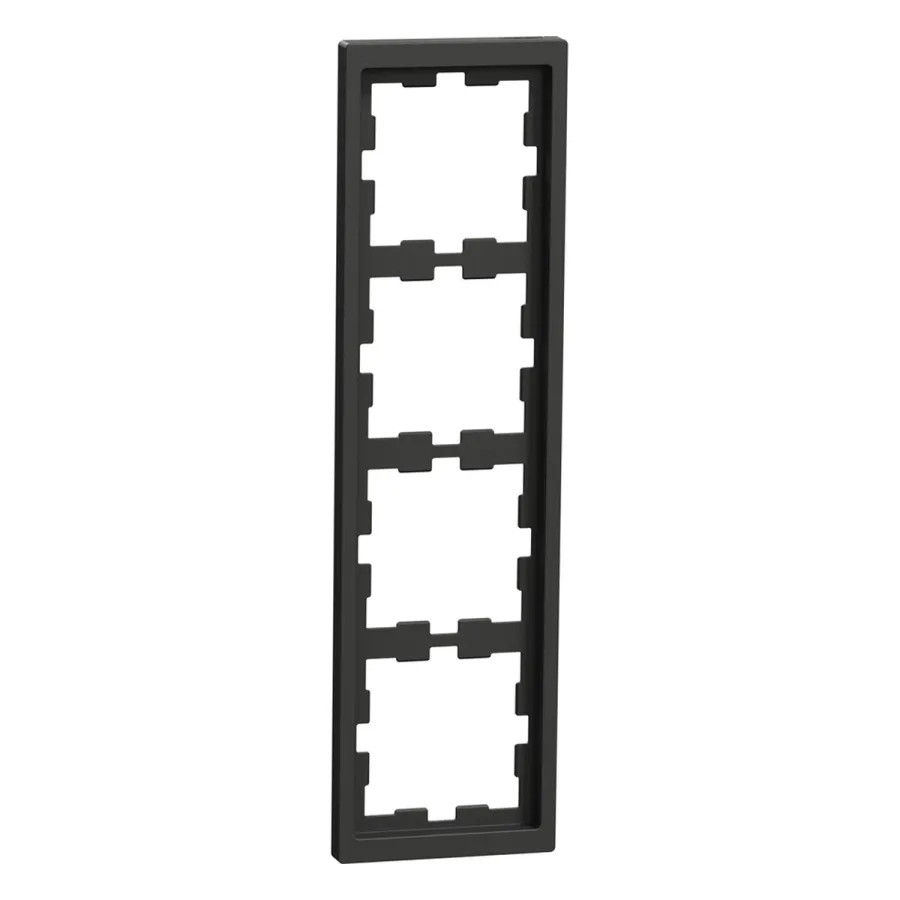 Рамка MERTEN MTN4040-6534 D-Life 4 постовая антрацит