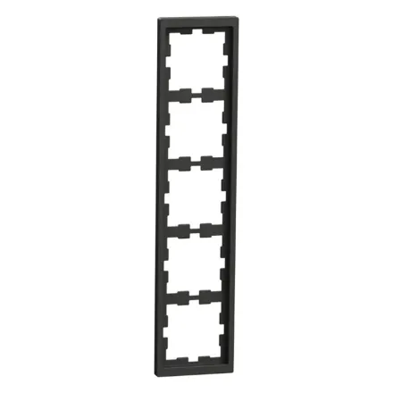 Рамка MERTEN MTN4050-6534 D-Life 5 постовая антрацит