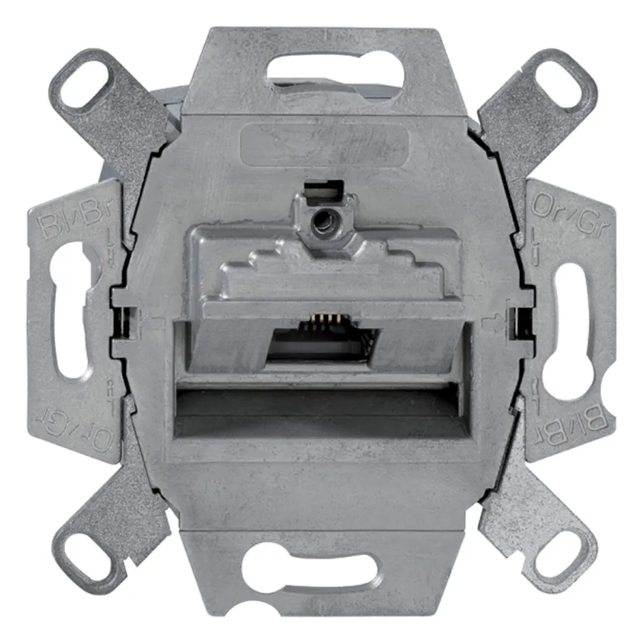 Компьютерная розетка MERTEN MTN4530-0000 RJ45 8 конт. кат.6