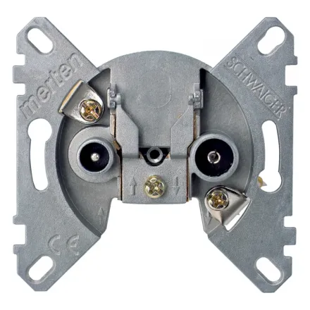 TV/FM мех-м MERTEN MTN466099 D-Life оконечный, 0/4,5DB
