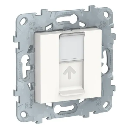 Розетка RJ45 SE NU541518 Unica New одиночная категория 6 UTP белый