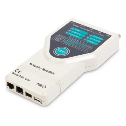 Кабельный тестер Ship G278 Для тестирования BNC RJ-45 RJ-11 USB IEE 1394 Fire Wire