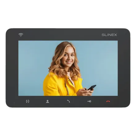 Slinex SM-07N Cloud цвет графит. 7" Компактный видеодомофон с функцией переадресации вызова