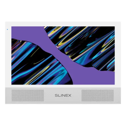 Slinex Sonik-10  цвет белый. 10" AHD Домофон с сенсорным экраном, динамиками и сменными панелями