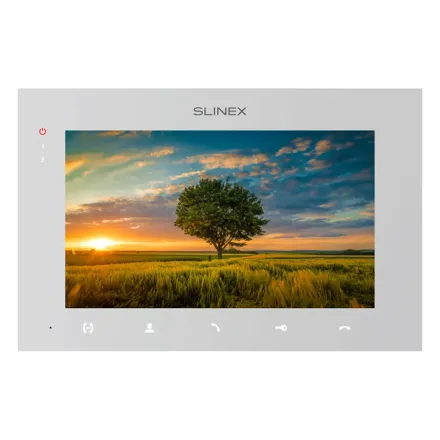 Slinex SQ-07MTHD цвет белый. 7" AHD Домофон с сенсорным экраном высокого разрешения