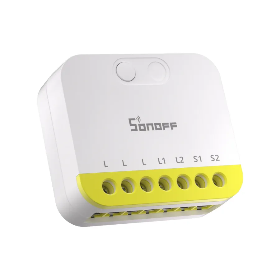 Двухканальное Zigbee-реле Sonoff MINI-ZB2GS-L без нуля