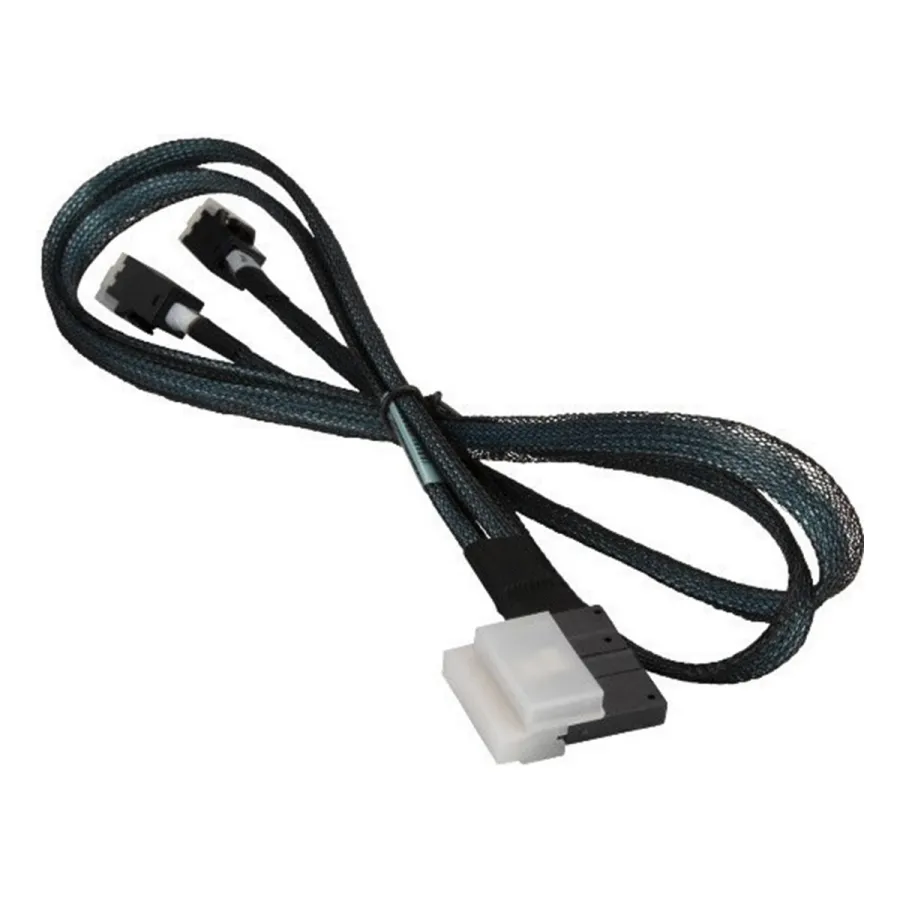 Кабель интерфейсный Slimline SAS x8 to 2x Mini SAS HD Supermicro CBL-SAST-0856-1