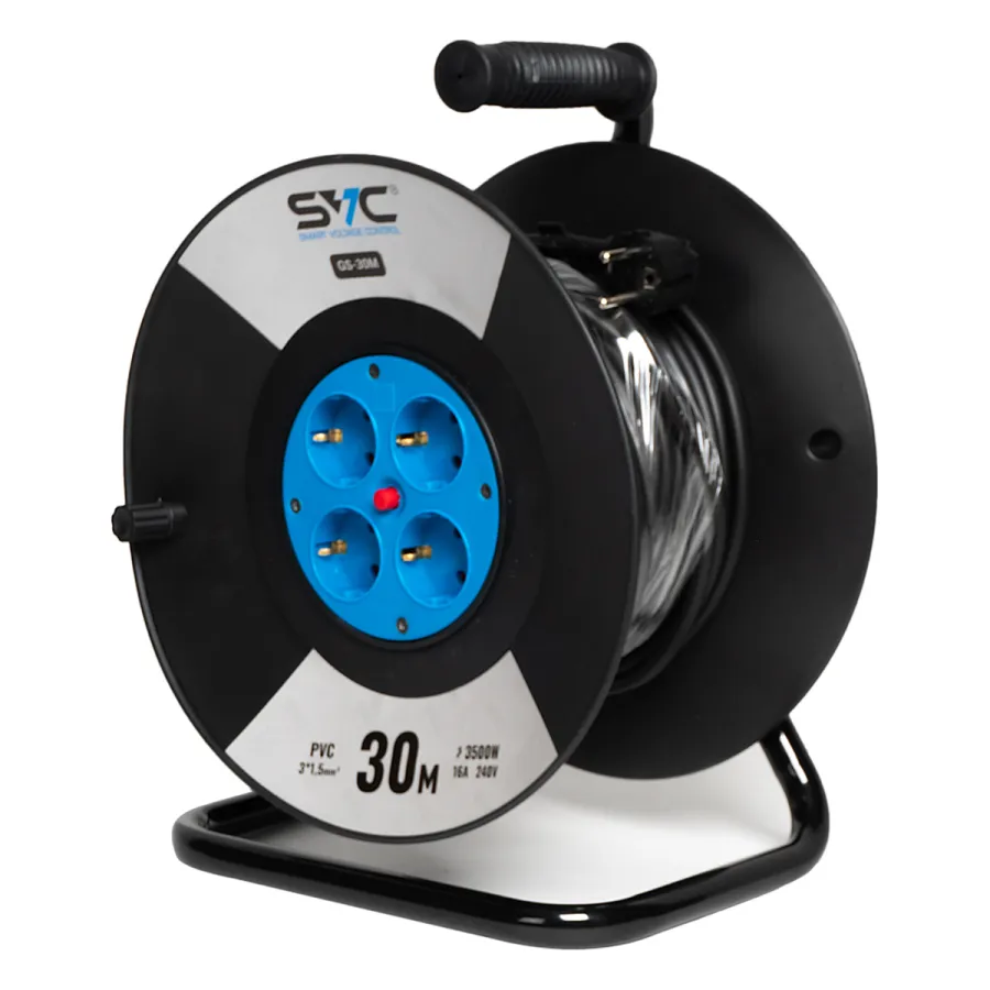 Удлинитель на катушке SVC GS-30M 30м. 240 в.