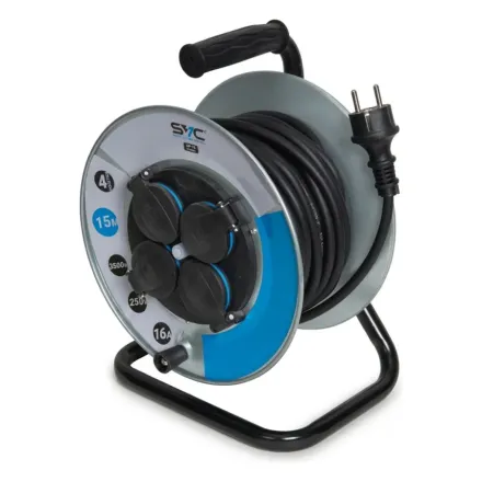 Удлинитель на катушке SVC GP-15 Premium 15м.