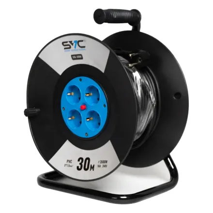 Удлинитель на катушке SVC GS-30M 30м. 240 в.