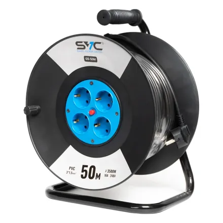 Удлинитель на катушке SVC GS-50M 50м. 240 в.